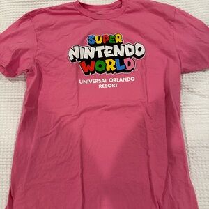 Super Nintendo World Pink T-Shirt